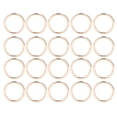 thumbnail image 1 of 20Pcs Metal Rings 4x32mm Iron Sturdy Durable Multifunctional Exquisite Metal O RingsGold, 1 of 14