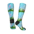 thumbnail image 5 of Lsque Happy Easter Printed Crew Socks Men's Women's LightWeight Thin Casual Calf Socks ,Knee High Socks,Cotton Socks, 5 of 9