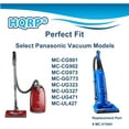 thumbnail image 4 of HQRP 2-pack HEPA Filter fits Panasonic MC-V5481 MC-V5485 MC-V5491 MC-V5451 MC-V5454 Fold'n Go Upright Vacuum Cleaners, 4 of 7
