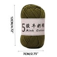 thumbnail image 3 of Zenithome 5-Strand 325m Soft Milk Cotton Yarn Ball for DIY Dolls, Baby Sweaters & Crafts - 50g Colorful Thread, Ideal for All-Season Knitting, 3 of 6
