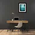 thumbnail image 3 of PhotoINC Studio 12x14 Black Ornate Wood Framed with Double Matting Museum Art Print Titled - Blue Light Woods, 3 of 4