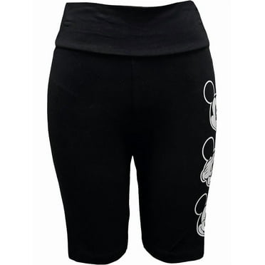Disney Mickey Mouse Junior Biker Shorts, S-3XL (Women's)