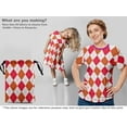 thumbnail image 5 of oneOone Cotton Cambric Brown & Red Fabric Check Argyle Sewing Craft Projects Fabric Prints By Yard 42 Inch Wide, 5 of 5