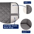 thumbnail image 3 of Funda de sofá PureFit reversible acolchada resistente al agua, color gris, 3 of 7