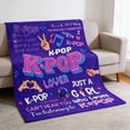 thumbnail image 5 of Gumesh Kpop Merch Blanket for Fans - Soft Gifts for Teen Girls & Women, Perfect for Christmas, Birthday, BFF, Fan Club Gifts, 5 of 5