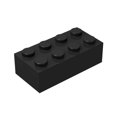 thumbnail image 3 of Bloques de construcción clásicos de color sólido a granel 3001 2x4, 150 piezas, piezas de color gris y naranja, compatibles con todas las marcas de ladrillos principales de Lego, 3 of 5