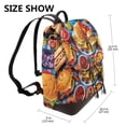thumbnail image 2 of Fotbe Vibrant Picnic Food Spread Mochila Bolso con Estampado para Mujer, Mochila Antirrobo de Nylon Impermeable, Bolsa Ligera de Hombro, 2 of 4