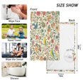 thumbnail image 6 of Yayeee 100% Cotton Hand Towels for Bathroom 16" x 28" Soft Absorbent Kitchen Towel, Beige Cartoon Animals, 6 of 7