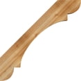 thumbnail image 3 of 6"W x 40"D x 40"H Olympic Rough Sawn Knee Brace, Western Red Cedar, 3 of 4
