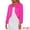 Hot Pink, variant on DARING DIVA Women's Faux Fur Cropped Open Front Jacket Bolero Coat XS Black