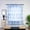 Blue, variant on Curtain,Trees Sheer Curtain Tulle Window Treatment Voile Drape Valance Fabric