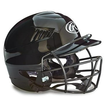 Youth Batting Helmet w/Face Guard - Black (EA)