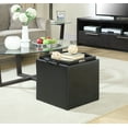 thumbnail image 2 of Convenience Concepts Designs4Comfort Park Avenue Single Ottoman with Stool , Multiple Finishes, 2 of 2