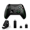thumbnail image 1 of Manette Sans Fil pour Jeu PC 2,4 GHz, Manette de Jeu Sans Fil Compatible avec Xbox One/One et PC, Double Vibration Intégrée, 1 of 14