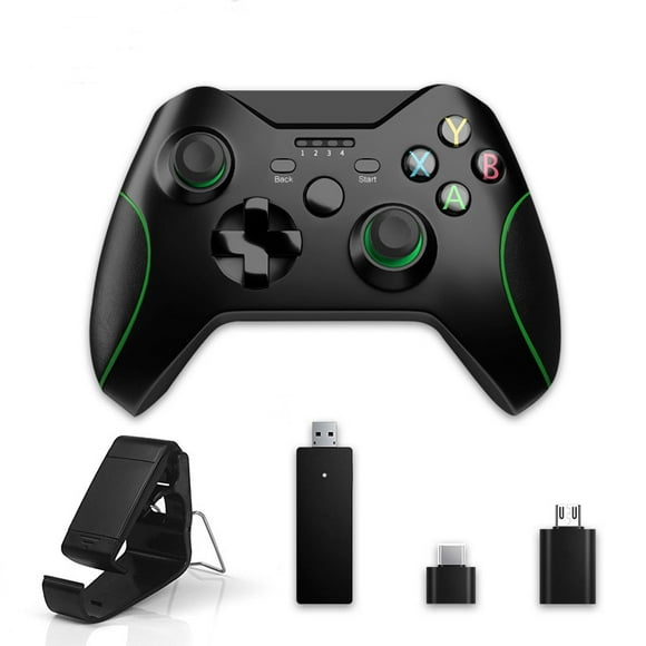 Wireless Controller PC Game 2.4GHZ Wireless Game Controller Compatible with Xbox One/One and PC,Built-in Dual Vibration