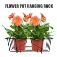thumbnail image 2 of 2Pcs Balcony Hanging Planter Shelf Hanging Flower Pot Holder Railing Plant Hanger for Fence, 2 of 5