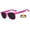 Pink, variant on Kids Retro Sunglasses - Matte-Pink Frame / Smoke Polarized Lens
