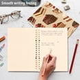 thumbnail image 4 of FORMRS 1-Subject Spiral Notebook 8" x 5" College Ruled 60 Refillable Sheet A5 Hard Cover, 2 Pack, Brown Cakes, 4 of 7