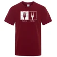 thumbnail image 3 of Camiseta de manga corta de algodón con tenedor de plástico y metal con estampado de objetos cotidianos para hombre, camisetas de estilo punk y hip hop, ropa urbana vintage, 3 of 5
