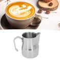 thumbnail image 1 of Coffee Milk Frother Cup, Coffee Steaming Pitcher Milk Frothing Cup With Handle Easy To Pour Coffee Milk Frother Cup Portable Steamer Frothing Pitchers Coffee Cup For Coffee Making, 1 of 8