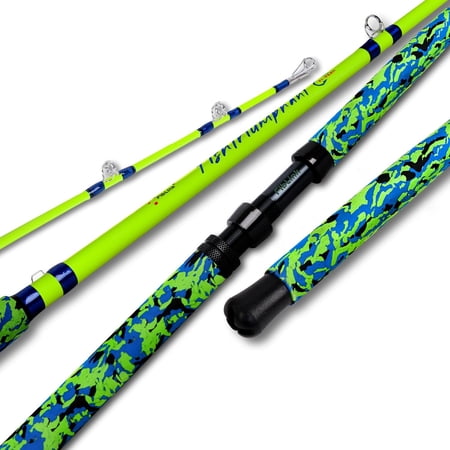 Catfish Fishing Rods 1 Piece/2 Piece Catfishing Pole Medium Heavy Catfish Cat Casting Rod (7 6 /8 6’/9 6″)