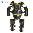 thumbnail image 2 of Armadura de motocicleta de cuerpo completo para niños, chaqueta de armadura de Motocross, protector de codo y rodilla para columna vertebral y pecho, 2 of 5