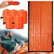 HLONK Sierra Madre Emergency Sleeping Bag  84”X36” Sierramadre Emergency Survival Sleeping Bag  Sierra Madera Pocket Size Emergency Sleeping Bag  Waterproof Thermal Bivy Sack for Outdoor