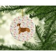 thumbnail image 2 of Corgi Merry Christmas Ceramic Ornament 2.8 in x 2.8 in, 2 of 3