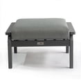 thumbnail image 4 of Aspen Ottoman with Gray Cushion-Gray Frame, 4 of 5