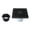 Black, variant on Kingston Brass BSF4464BN Watercourse 4-Inch Brass Square Grid Shower Drain with Hair Strainer in Brushed Nickel
