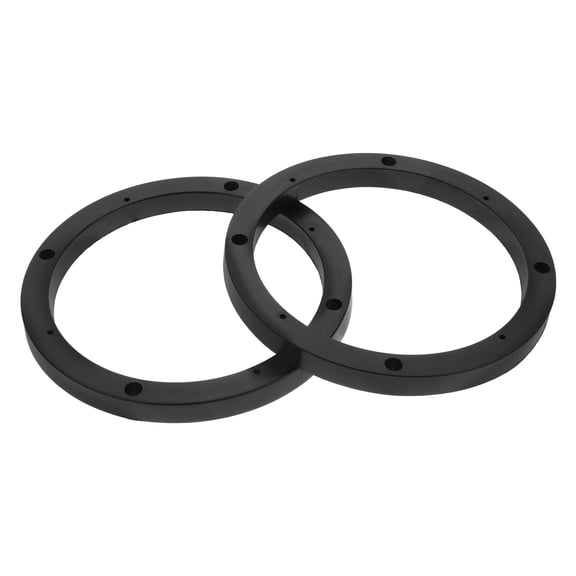 NICEXMAS 2Set Black Speaker Adapter Spacers Plastic for Secure Installation in Car Audio System