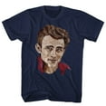 thumbnail image 1 of James Dean Polygon James Navy Adult T-Shirt, 1 of 2