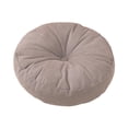 thumbnail image 4 of Lipstore Coussin de Sol Rond Confortable Doux pour Méditation Chaise Canapé Intérieur Gris, 4 of 8