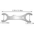 thumbnail image 2 of Maxmoral 5.3 inches Stainless Steel Multifunctional Beer Faucet Spanner Faucet Wrench for Tap Tower Coupler Tools, 2 of 4