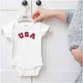 thumbnail image 5 of USA United States Patriotic 4th July Romper Boys or Girls Infant Baby Brisco Brands 12M, 5 of 6