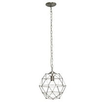 Lalia Home 12" Industrial Geometric Wire Pendant Light