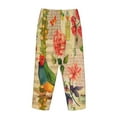 thumbnail image 5 of Balery Vintage Bird print Women's Pajama Pants,Ultra Lightweight Pjs,Lounge Pant-Medium, 5 of 9