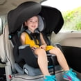 thumbnail image 5 of Baby Trend Cover Me Asiento de coche convertible ajustable 4 en 1 para niños pequeños con 2 portavasos y dosel extraíble para protección solar, color caqui moderno, 5 of 5
