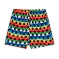 thumbnail image 1 of Pantalones cortos de natación para hombre Elásticos con cordones Secado rápido Estampado de moda Pantalones cortos de playa para natación casuales sueltos para hombres, 1 of 4