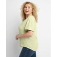 thumbnail image 2 of Hanes T-Shirt Short Sleeve Plus Sizes Originals Women Crewneck Tee  100% Cotton 2x-4x, 2 of 3