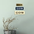 thumbnail image 4 of Basic Gym Sign (Brushed Gold) - Large, 4 of 5