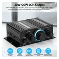 thumbnail image 2 of 400W 12V 2 Channel Powerful Digital Stereo Power Amplifier HiFi Bass Amp 2 Channel Car Sound Amplificador Home Theater ,High Sound, 2 of 6