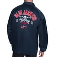 thumbnail image 2 of Men's Starter  Navy Columbus Blue Jackets Retro Logo Raglan Coaches Full-Snap Jacket, 2 of 2