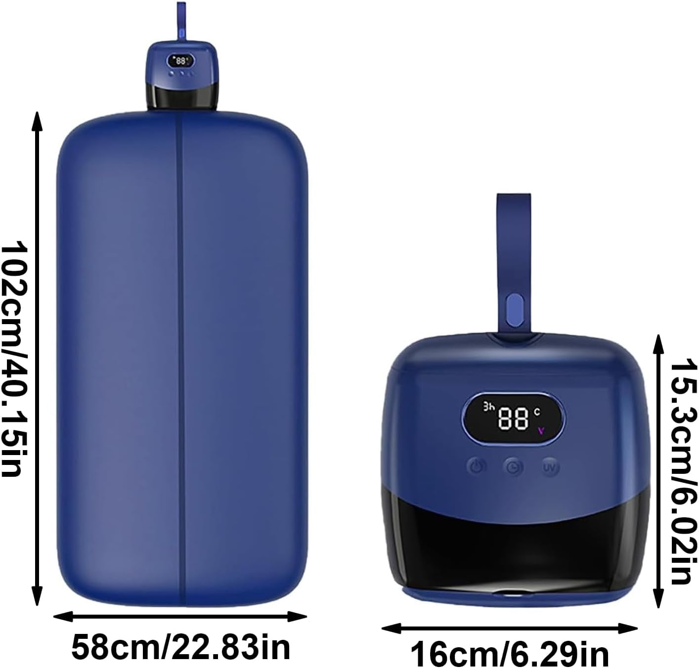 Portable Clothes Dryer, Mini Foldable Electric Laundry Drying Machine, Space-Saving, Compact Drying Solution, Efficient Home Travel Drying, Auto Shutoff
