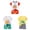 6Pcs Cute Baby Boy Clothes-Hot Pink+Yellow+Light Yellow, variant on Infant Toddler Baby Boy Summer Clothes 3 6 12 18 24 Months 2T 3T 4T 5T Boys Outfits 6Pcs Short Sleeve Airplane Striped Top and Shorts Set Casual