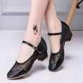 thumbnail image 2 of Femmes Dames Danse Rumba Valse Bal de Promo Danse de Salon Latin Salsa Danse Chaussures Simples, 2 of 8