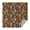 Brown Skull Marigold, variant on Brown Skull Marigold Pattern Square Tablecloth,Waterproof Square Table Cover,Wipeable Spillproof Washable Table Cover for Home Kitchen Party Decor 42"X42"(107x107cm)