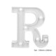 thumbnail image 4 of Lámpara 3D 26 Letras Alfabeto LED Marquee Sign Light Interior Wall Hang Night Lamp (R JShteea Para estrenar, 4 of 7