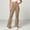 Khaki, variant on Ovbmpzd Black Womens Yoga Pants Petite Ladies Flare Leggings Long Mid Waist Casual Leggings,S