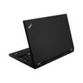 thumbnail image 4 of Lenovo ThinkPad P51 20MM - Intel Core i7 - 6820HQ / up to 3.6 GHz - vPro - Win 7 Pro 64-bit (includes Win 10 Pro 64-bit License) - Quadro M2200 - 16 GB RAM - 512 GB SSD TCG Opal Encryption 2, NVMe - 15.6" IPS 1920 x 1080 (Full HD) - Gigabit Ethernet - Wi-Fi 5 - black - kbd: US, 4 of 6